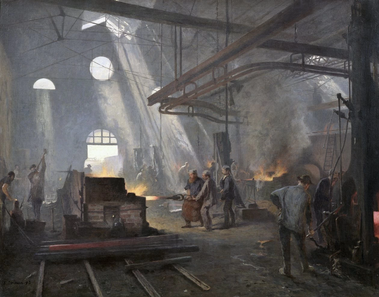 Una fucina 1894 - Musée d'Orsay, Parigi
